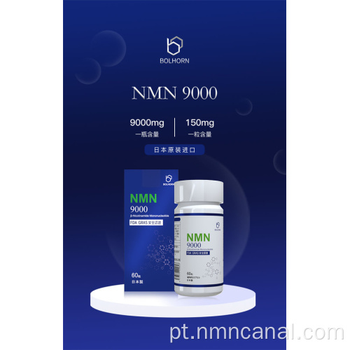 Alta pureza NAD Suplemento NMN 9000 cápsula
